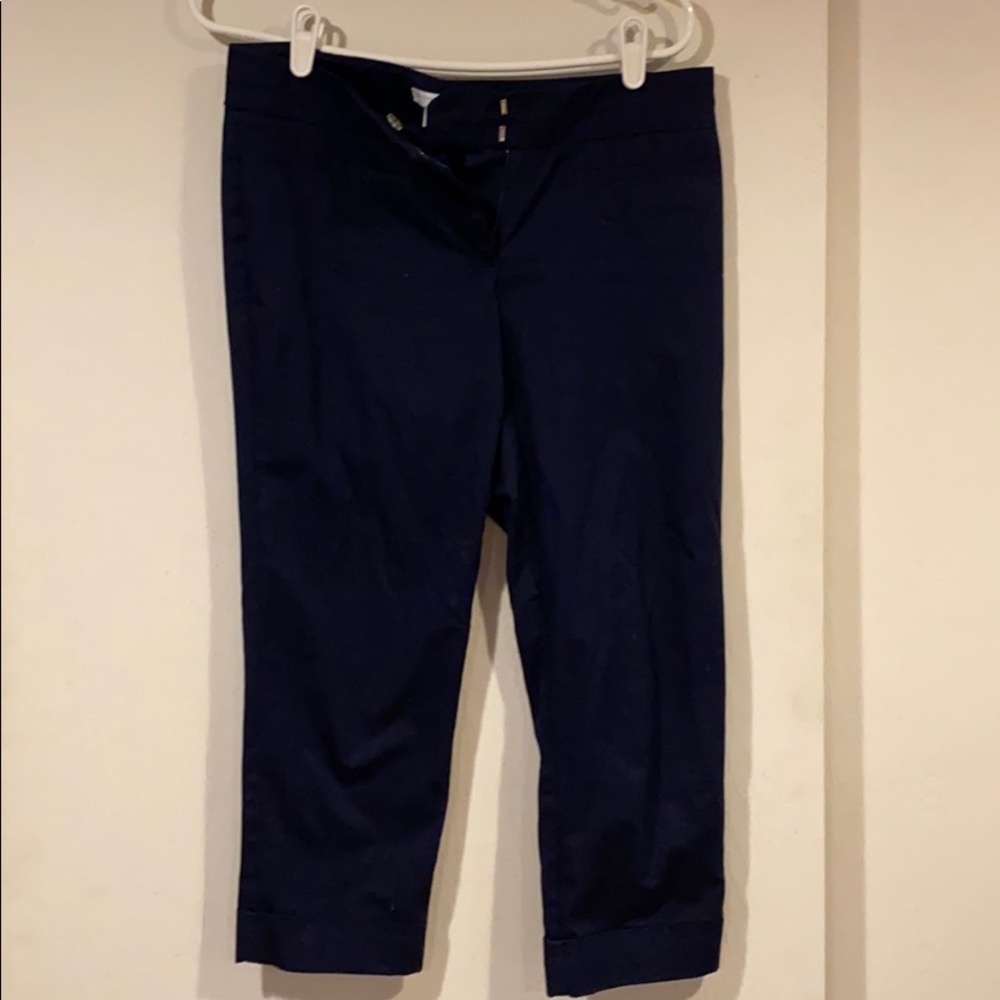 New York and company navy blue capris